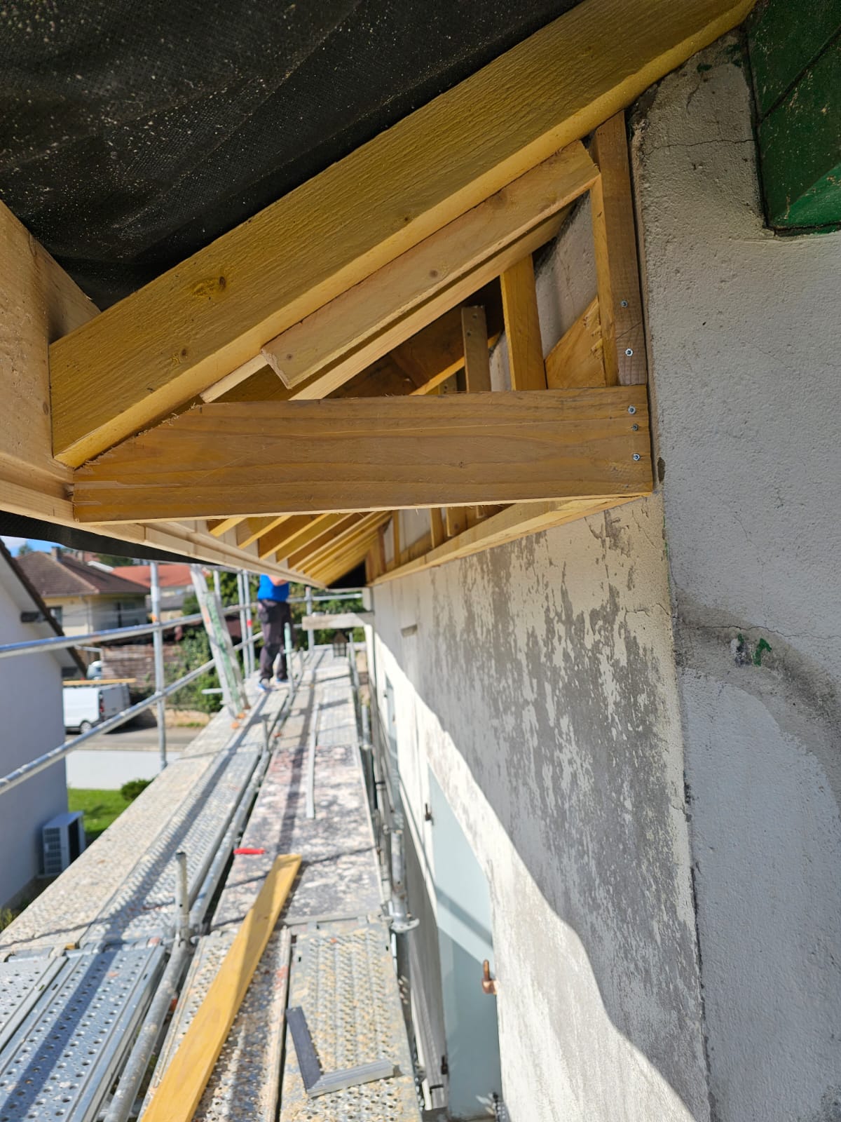Détail charpente et sous-toiture