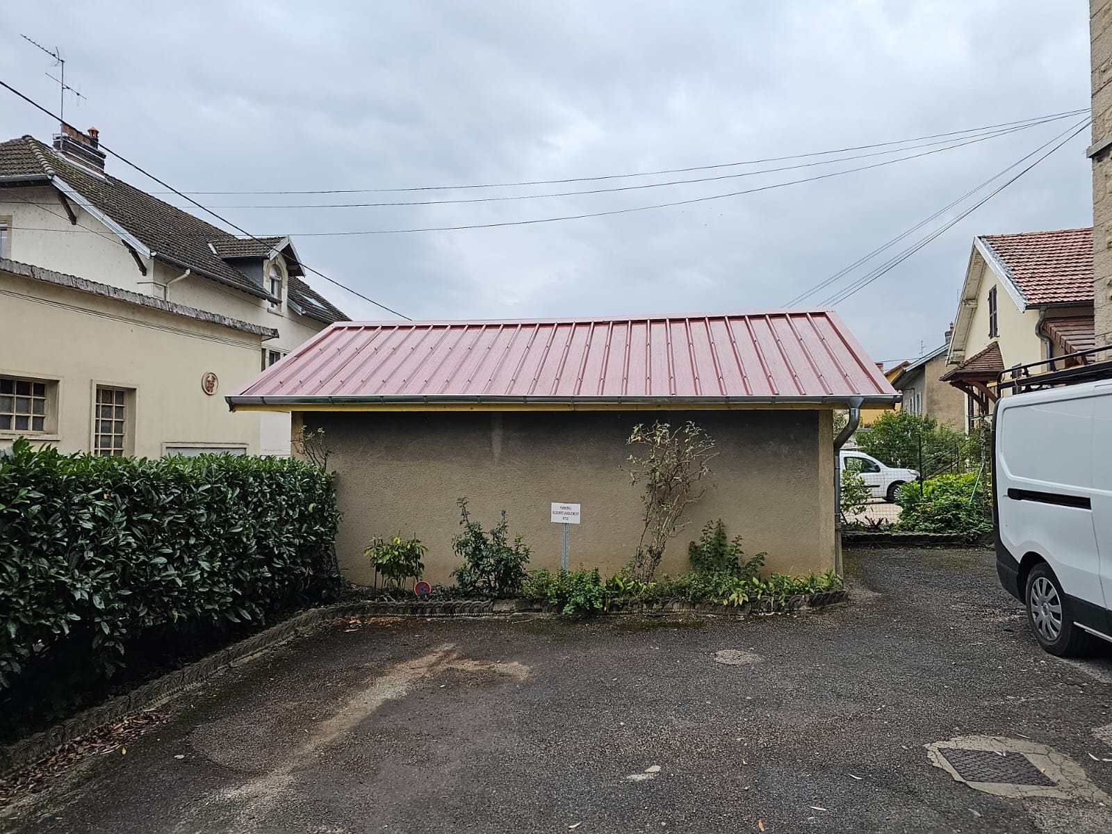 Toiture bac acier posée